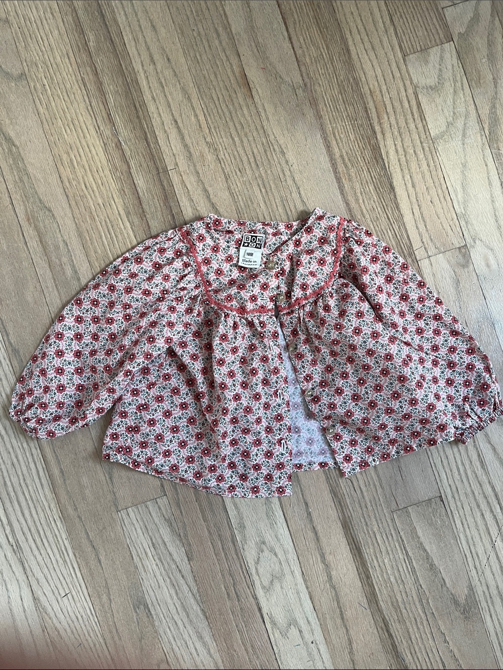 BONTON Floral Baby Floral Blouse